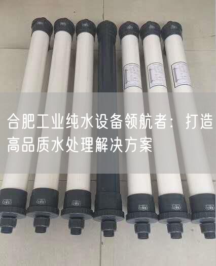 合肥工业纯水设备领航者：打造高品质水处理解决方案(图1)